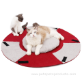 Cat Bed Detachable Lock Blanket Bed Rose Round